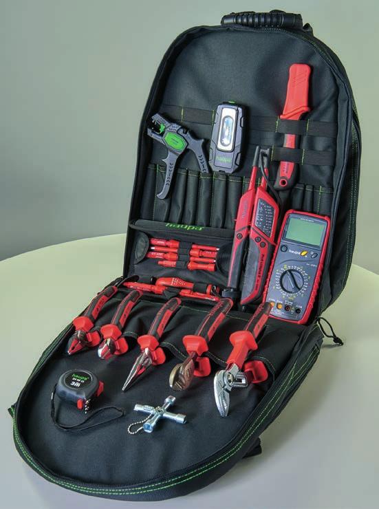 BackpackPro Operator 1000 V Plecak dla profesjonalnych użytkowników, 3 kieszenie otwierana do dna, z przodu opcja bez przegród, w