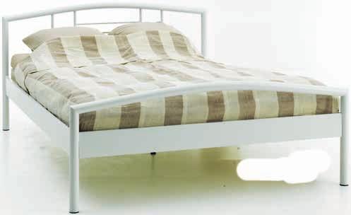 - 3105560 RAMA ŁÓŻKA VALSTED Metal.  Bez spodu żebrowego i materaca.