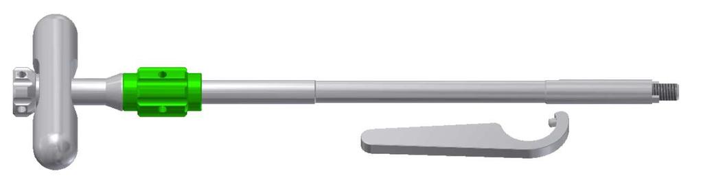 Klucz kompresyjny dla wkręta Ø10,5mm (z kluczem do nakrętki) Compression wrench for screw Ø10,5mm (with key to nut) 763200 Klucz kompresyjny dla wkręta Ø11,0mm (z kluczem do nakrętki) Compression