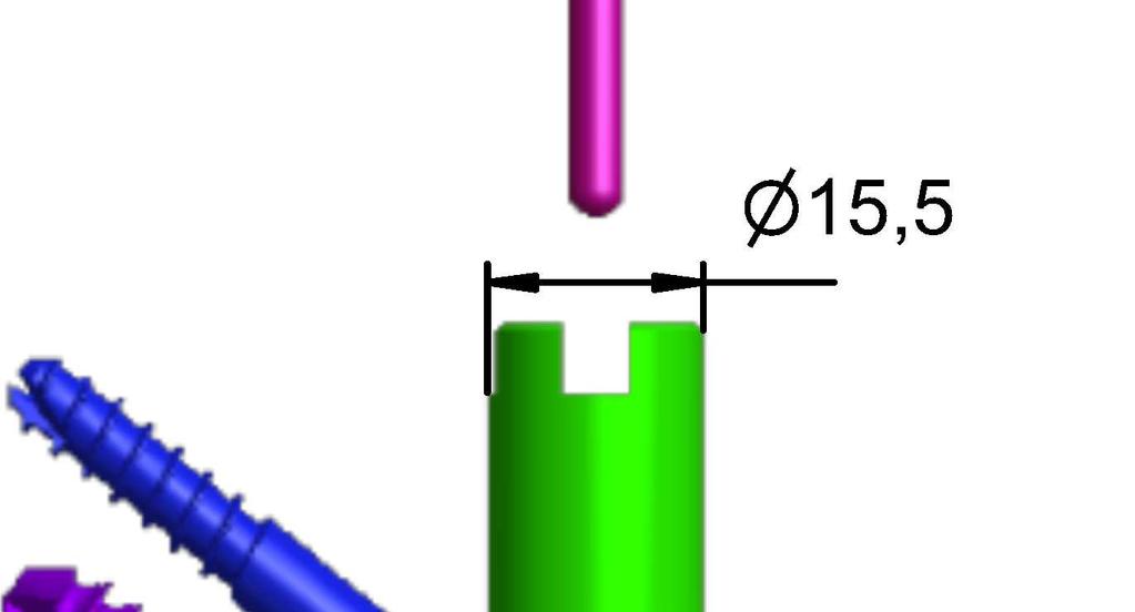 GWÓŹDŹ KRĘTARZOWY Ø15,5 TROCHANTERIC NAIL Ø15,5