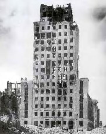 following its destruction only the steel