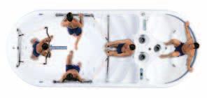 AquaSport 13 AquaticFitnessSystems Aquafit 16 AquaticFitnessSystems Aquatic Fitness Systems Leaderspa Najnowszy model w kolekcji basenów AFS ma mniejsze wymiary, ale w niczym nie ustępuje parametrami