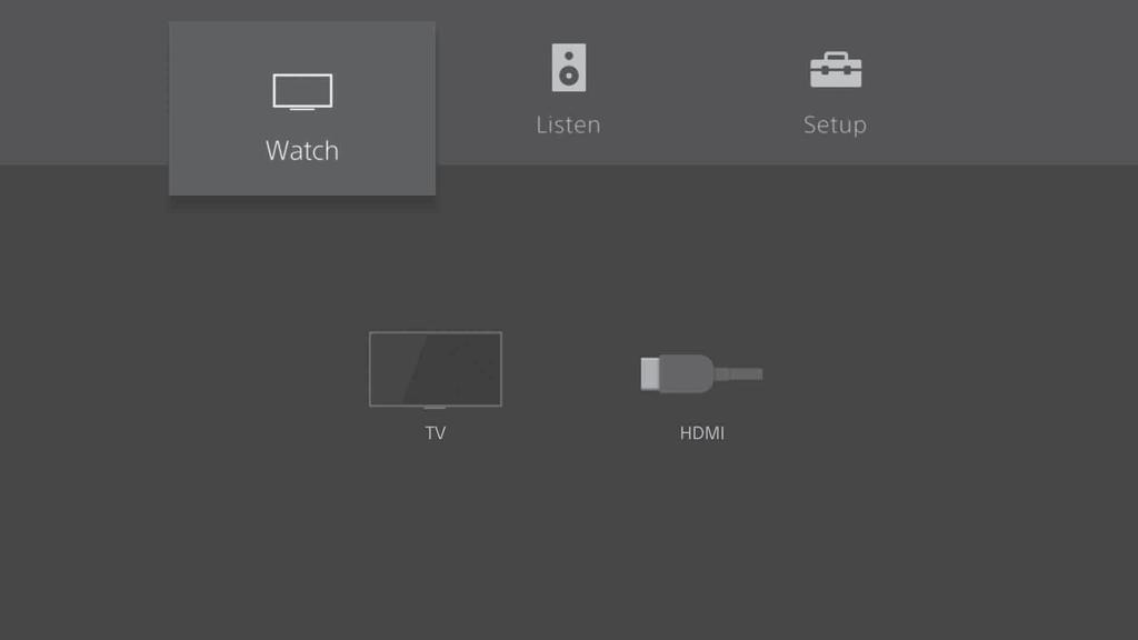 Informazioni sul menu HOME È possibile visualizzare il menu HOME sullo schermo del televisore collegando il sistema e il televisore mediante il cavo HDMI (non in dotazione).