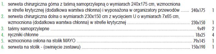 Pozostałe wymagania zgodnie z SIWZ. Odpowiedź jak w pytaniu 121. Pytanie 135 Dotyczy: Pakiet 14 poz.