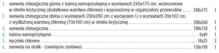 4 Czy Zamawiający dopuści możliwość zaoferowania sterylnej osłony z folii ściągniętej na gumce o średnicy przed rozciągnięciem 75cm? Pytanie 137 Dotyczy: Pakiet 17 poz.