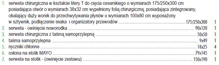 Pozostałe wymagania zgodnie z SIWZ. Odpowiedź jak w pytaniu 121. Pytanie 145 Dotyczy: Pakiet 25 poz.