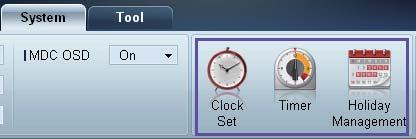 Czas Clock Set Zmiana bieżącej godziny urządzenia zgodnie z godziną ustawioną na komputerze.