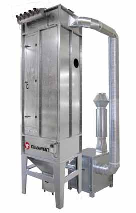 zespoły filtracyjne w wykonaniu przeciwwybuchowym big-bag-4000/ex urządzenie z filtrami workowymi komora elektrozaworów wlot komora z filtrami workowymi zespół sterujący separator wstępny wyrzutnia