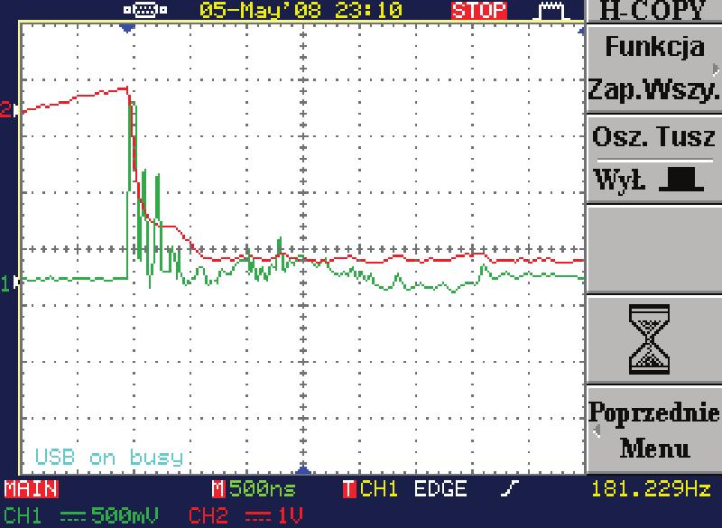Komputerowe metody wyznaczania parametrów układu zapłonowego 18 Rys. 1. Przebieg napicia na wiecy zapłonowej. Fig. 1. Voltage of on the spark plug. Rys. 1. Zmierzony przebieg prdu i napicia na wiecy zapłonowej.