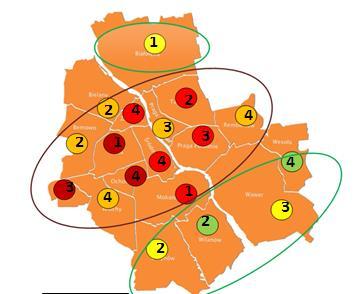 Strefy gęstości zabudowy a perspektywa zabudowy do 2030 r.