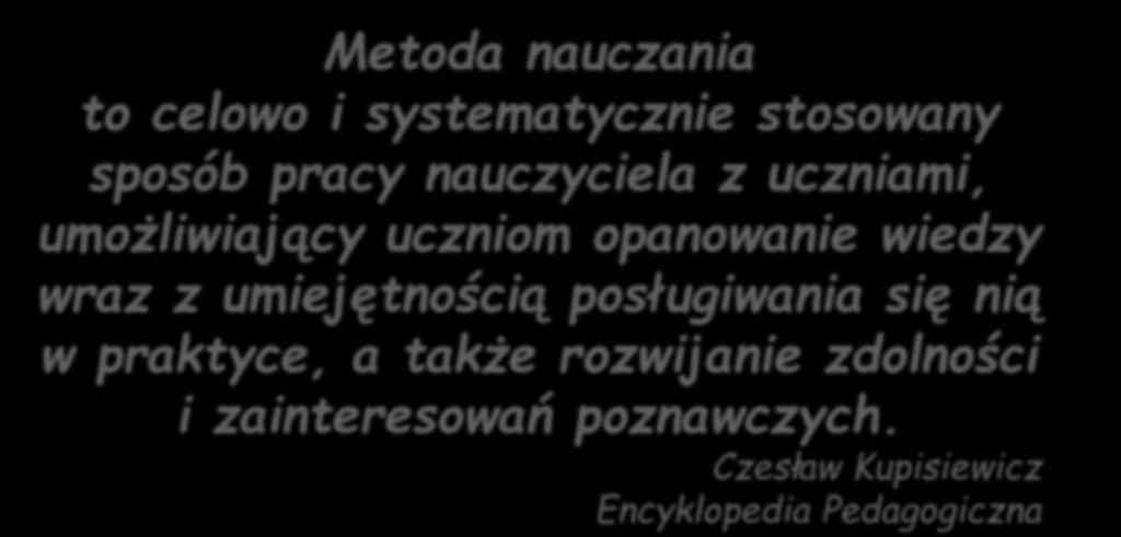 uczniom opanowanie wiedzy wraz z umiejętnością posługiwania się nią w praktyce, a także