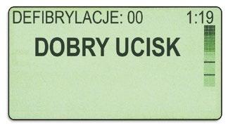 Defibrylator AED Plus już dziś umożliwia prowadzenie resuscytacji zgodnie z Wytycznymi 2015 ERC Głębokość uciśnięć AED Plus daje możliwość prowadzenia uciśnięć klatki piersiowej zgodnie