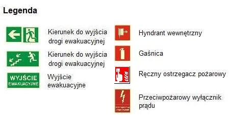 PLANY OBIEKTU. Przewidywana ilość stałych użytkowników 6 osób Plan ewakuacji Rozmieszczenie znaków ewakuacji Wykonał: mł. bryg. mgr inż. Marcin Rybicki Pow.