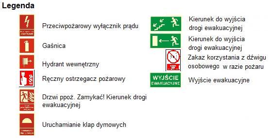 Przewidywana ilość stałych użytkowników 3 osoby Plan ewakuacji Rozmieszczenie