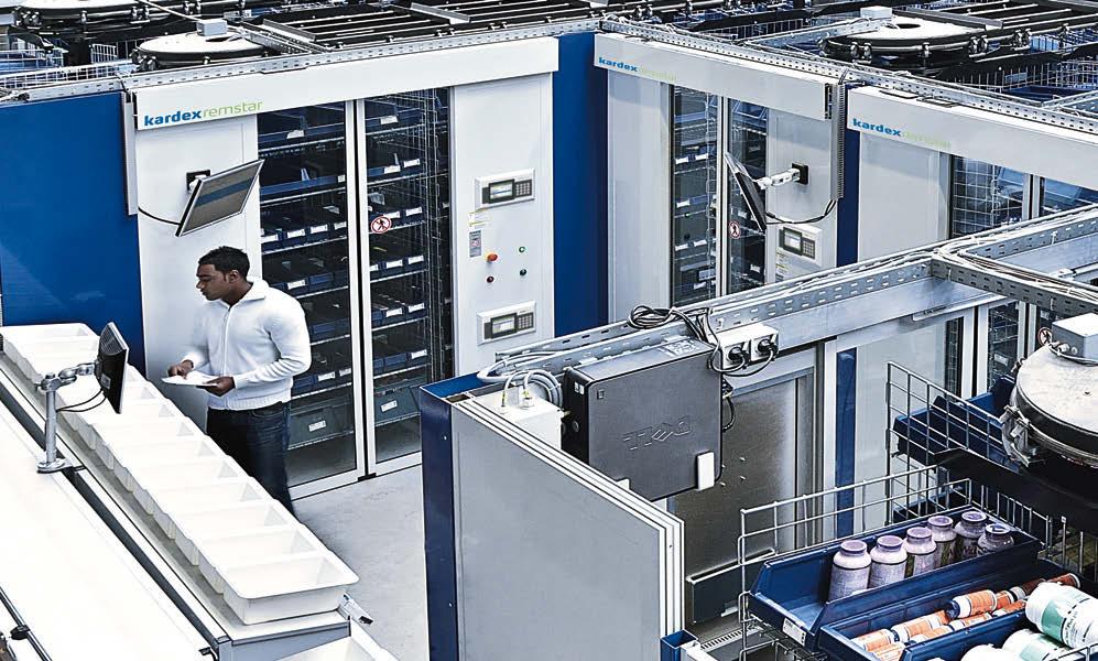 Horizontal Carousel Module Kardex Remstar Horizontal Carousel: Większa wydajność i szybki czas kompletacji W celu zapewnienia większej wydajności kompletacji