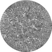 Casting with influence of IRPM. Rys. 11. Makrostruktura próbki 9A. Wykonywanej pod wpływem IRPM f = 0,5[Hz], B = 50[mT],t = 30[s] i modyfikowanej (200Ti + 40B)[ppm]. Fig. 11. Macrostructure of sample number 9A Casting with influence of IRPM and with inoculation (200Ti + 40B)[ppm].