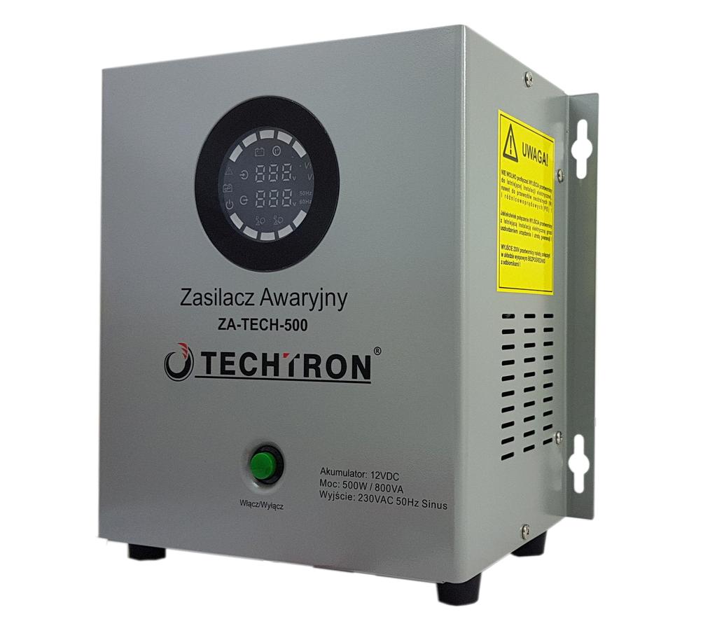 techtron.pl INSTRUKCJA OBSŁUGI Zasilacz Awaryjny UPS ZA-TECH-500 v1.