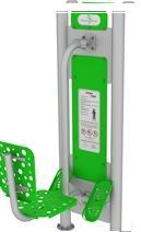 Zestawienie urządzeń mini siłowni na wolnym powietrzu 1.