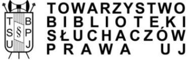 Statut Towarzystwa Biblioteki Słuchaczów Prawa Uniwersytetu Jagiellońskiego (dalej: Statut) Rozdział I. TBSP 1 [informacje ogólne; istota] 1.
