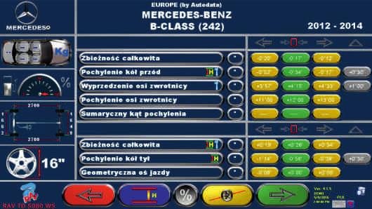 ± 2' ± 2' ± 2' ± 2 mm ± 2 mm Zakres pomiaru ± 2 ± 1 ± 2 ± 3 ± 10 ± 10 ± 2 ± 1 ± 2 ± 3 ± 2 Zakres