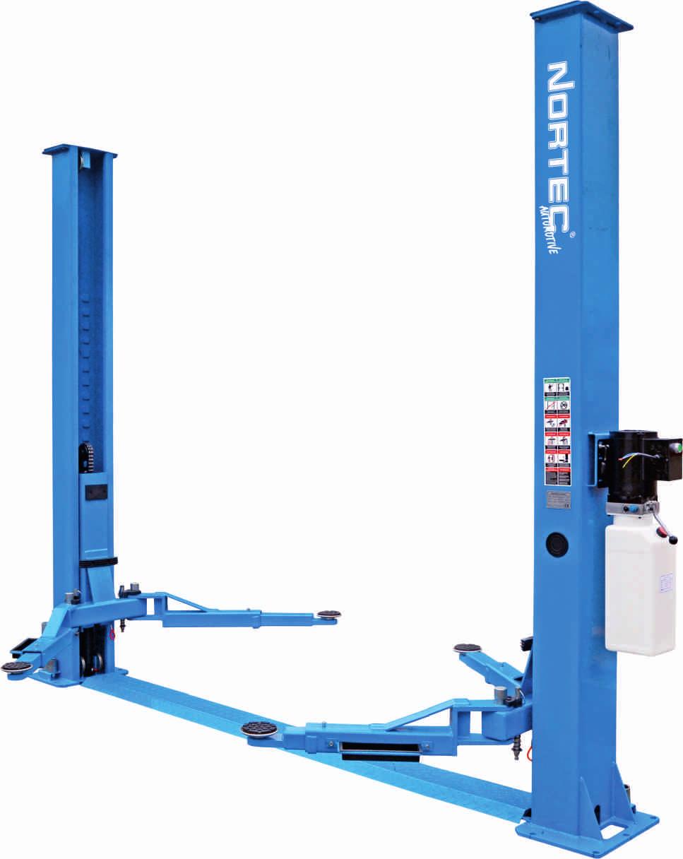 ramiona o zasięgu 1051 i 1500 mm adaptery z płynną regulacją wysokości w zakresie 90-160 mm PD5000 automatycznie zwalniana blokada wysokości automatyczna obsługa z