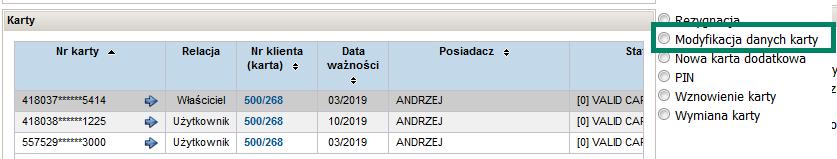 Modyfikacja danych karty (2).