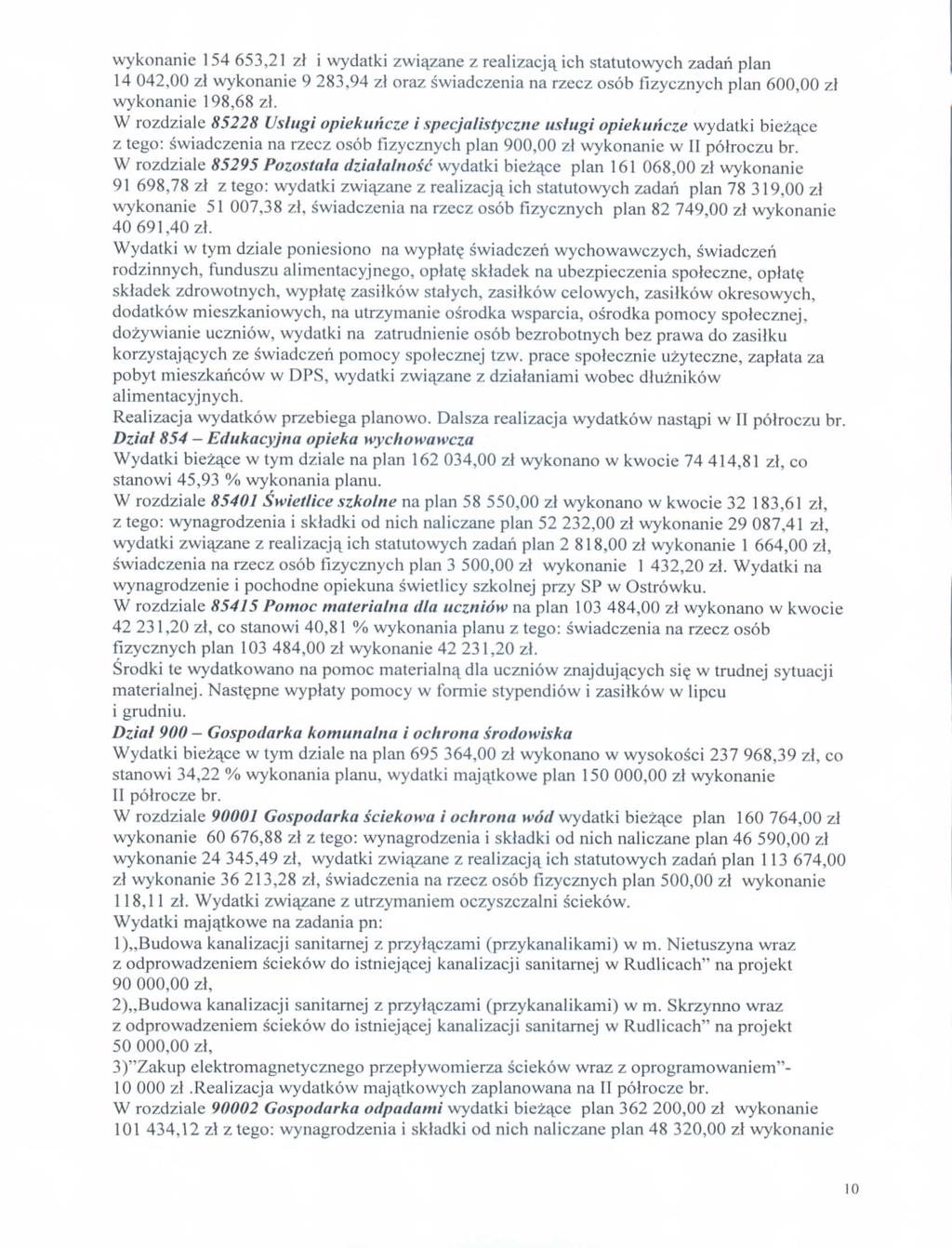 wyknne 54 653,2 zt wydtk zw^zne z relzcj^ ch ttutwych zdh pln 4 42, zl wyknne 9 23,94 zl rz wdczen n rzecz b fzycznych pln 6 zt wyknne 9,6 zl.