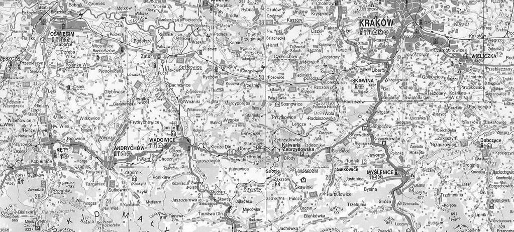 Nieruchomość w południowej Polsce, w województwie Małopolskim, w Wadowicach. Miasto liczy ok. 10 tys. mieszkańców i zajmuje powierzchnię 10,6 km² (1063 ha).