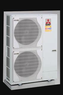 INVERTER PUHZ-HRP Zubadan do -25 0 C Nominalna grzewcza do -15 0 C Długie okresy pomiędzy cyklami odszraniania (150 min) Krótkie cykle odszraniania (3min) Power Receiver R-410A PUHZ-HRP71VHA2
