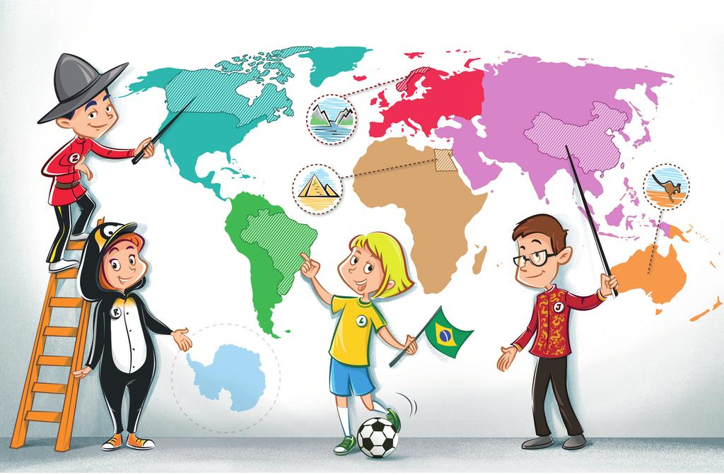 lesson Countries and continents Our world Lesson objective: Vocabulary: countries and continents 7 Vocabulary presentation Phonics