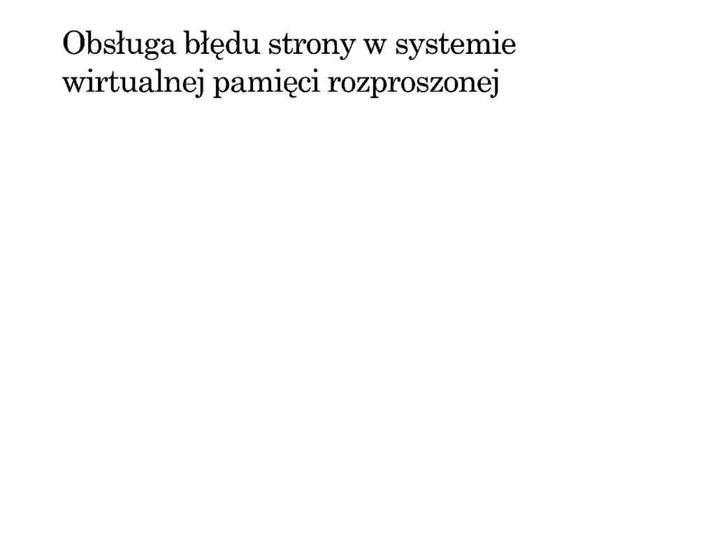 tablica stron s numer strony r numer ramki o przesunięcie s p adres fizyczny r o procesor s o adres logiczny pamięć tablica stron