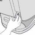 Adjusting Recline of Back Support Folding Child Restraint This child restraint has 3 recline positions.
