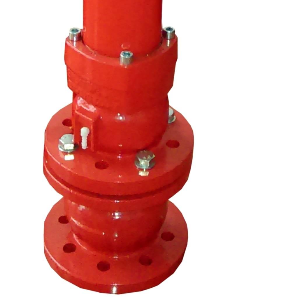 Hydranty PN10 / HYDRANTY NADZIEMNE 80 PN10/ - pojedyncze zamknięcie Obrotowa głowica, bezwykopowa wymiana części 80 1900 1250 STAL mal.proszkowo 661 724 9119 80 2150 1500 STAL mal.