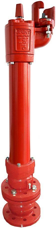 Hydranty PN10 / HYDRANTY PODZIEMNE 80 PN10 / pojedyncze zamknięcie Obrotowa głowica, bezwykopowa wymiana części 80 750 1000 STAL mal.proszkowo 515 555 9407 80 1000 1250 STAL mal.