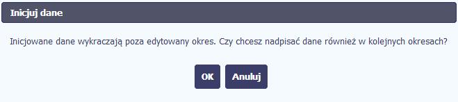 Jeśli w polu do wprowadzisz datę z kolejnych miesięcy, system analogicznie zainicjuje kolejne miesiące.