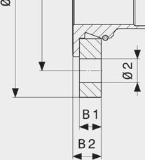 DN d Z L B1 B2 Ø1 Ø2 k n 479 954 65 76,1 25 78 16 21 185 18 145 8 479 978 80 88,9 27 80 18 23 200 18 160 8