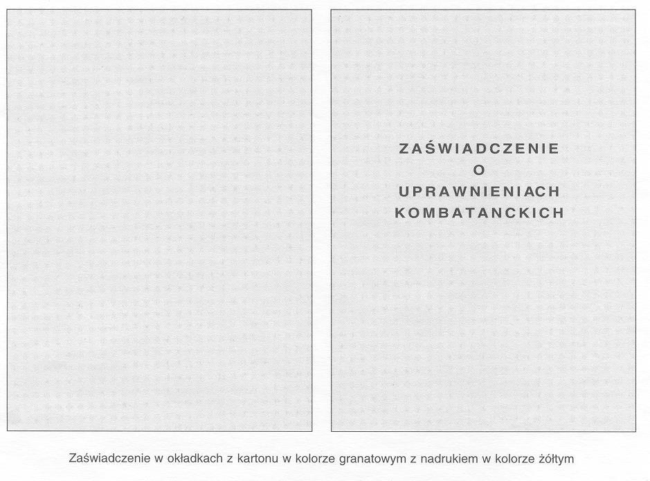 Wzór nr 26a Do 20 ZAŚWIADCZENIE O UPRAWNIENIACH