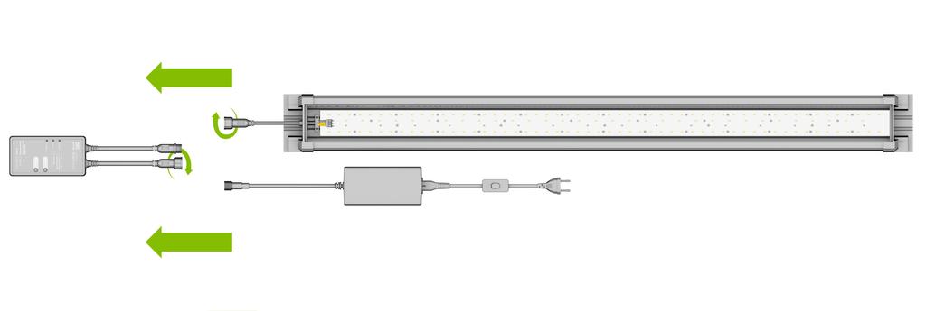 Wariant A HeliaLux SmartControl + 1 x HeliaLux Spectrum (4 kolory) 1.