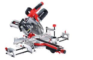 zakres cięcia 305mm, beznarzędziowa wymiana brzeszczotu, kufer Frezarki górnowrzecionowe 1.200W, 8.00027.000obr/min, max.głęb.