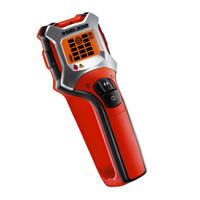 0V, 2xbateria AA, rzutowanie 2promieniowe 90, obrotowa głowica, blokada promieni, do prac na płaszczyznach pion. i poz. 9.0V, bateria, ekran LCD, rzutowanie 2promieniowe, detektor profili drewnianych, metali i przewodów pod napięciem, do prac na płaszczyznach pion.