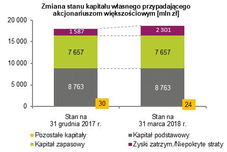 W poniższej tabeli zaprezentowano skonsolidowane sprawozdanie z sytuacji finansowej pasywa.