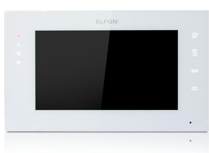 Stacja wewnętrzna 765 lokatorów zalecane: audio wideo 4 bramy / furtki do 600m do 350m 7 60 wejść do budynków /OP-VM7F TFT LCD 7" funkcja Optima SMART 20 kluczy RFID / lokal przewód YTKSY nx2x0,8mm