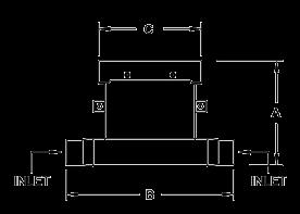 niecki) 2 x 1½ 242 381 229 35 40 o WMG120 (montaż w ścianie) 2 x 1½ 242 381 229 35 40 o F C D POWIERZCHNI NIECKI POZIOM WODY WLOT WODY WLOT WODY Możliwości montażu dla dysz WMG