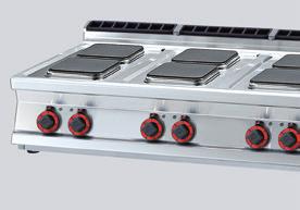 400 x 700 x 280 35 x 57 5 35 PCCT - 78 ET Kuchnia elektryczna ceramiczna łatwe utrzymanie w czystości płyty