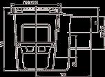 1,5 t Piwnica Montowany tam gdzie nie ma potrzeby stosowania płaszczy izolacyjnych. Wiaderko szlamowe. HL71.1 Wpust piwniczny z poziomym dołpywem DN50 lub DN75 2,30 l/s HL71.1/50: DN50 HL71.
