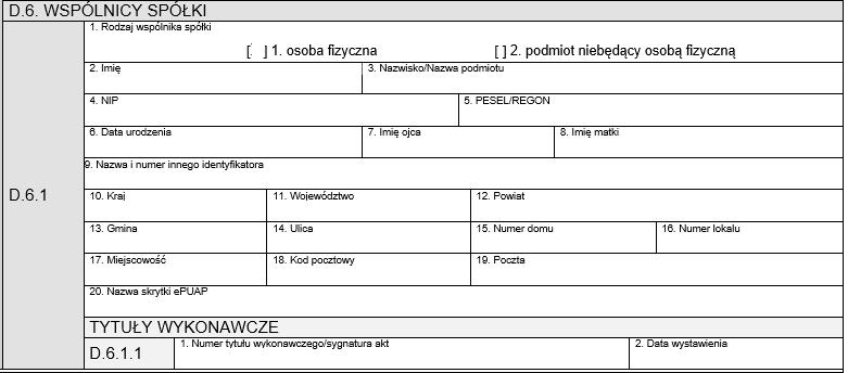 /ega:adreszagraniczny w części danych identyfikacyjnych oraz adresowych jest analogiczne jak w przypadku