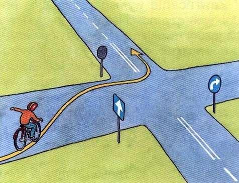 Zmiana kierunku jazdy lub pasa ruchu b) skręt w lewo Przed wykonaniem tego manewru
