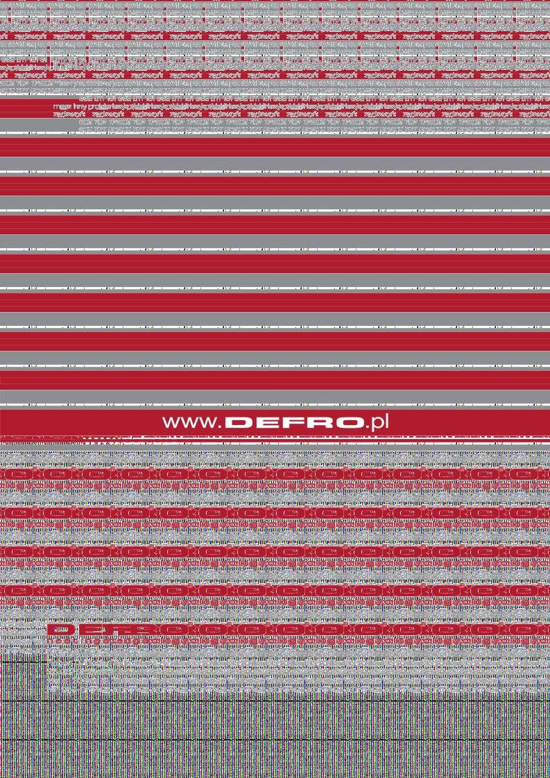 DEFRO Spółka z ograniczoną odpowiedzialnością Sp. k., 00-403 Warszawa, ul.