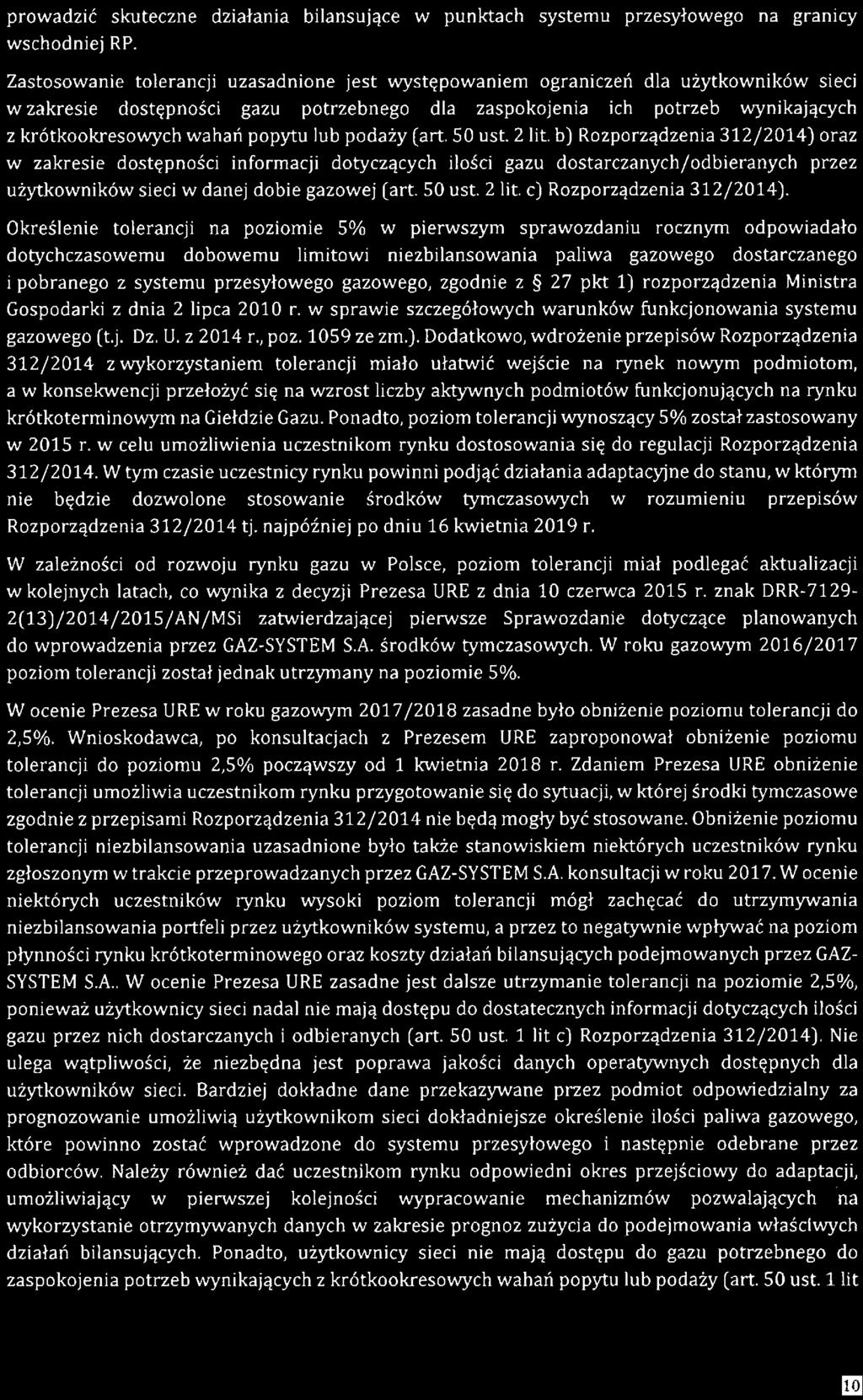 popytu lub podaży (art. 50 ust. 2 lit.