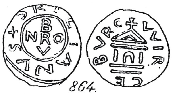 Bruno, bp Würzburga, 1024 1045, denar, Würzburg, Dbg 61 864;